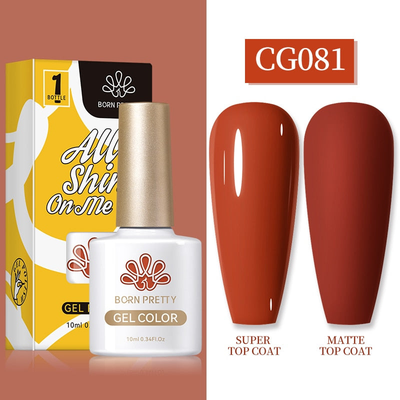 Gel Nail Polish, gel polish,  gel color, gel colour, cg081, brown