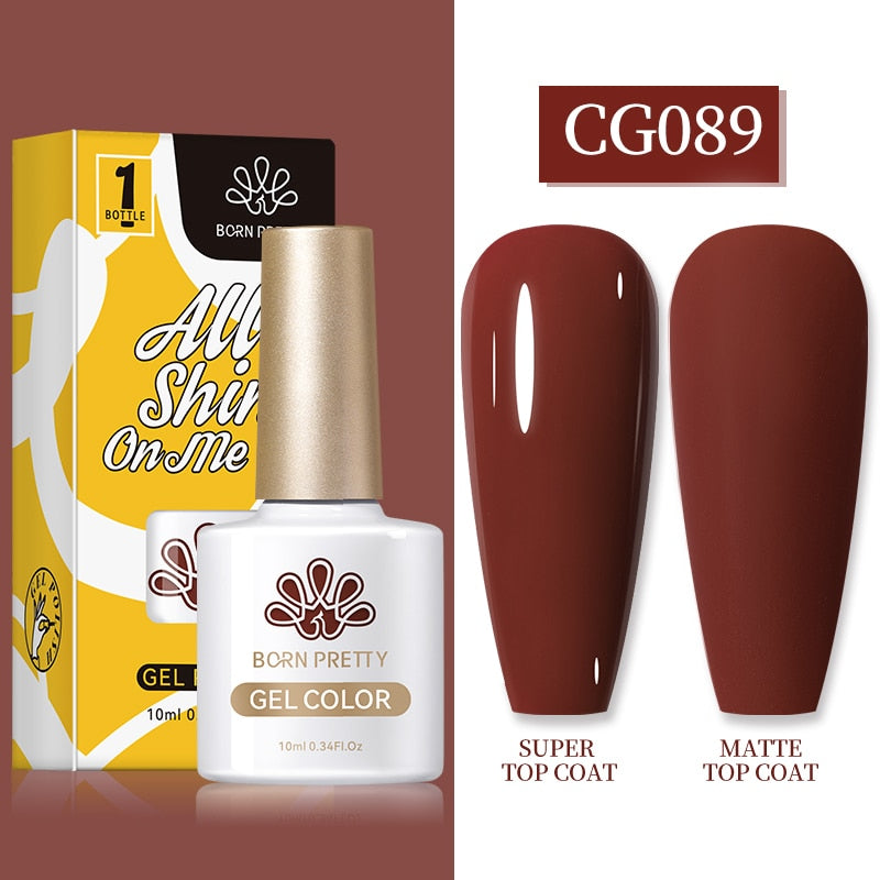 Gel Nail Polish, gel polish,  gel color, gel colour, cg089, brown