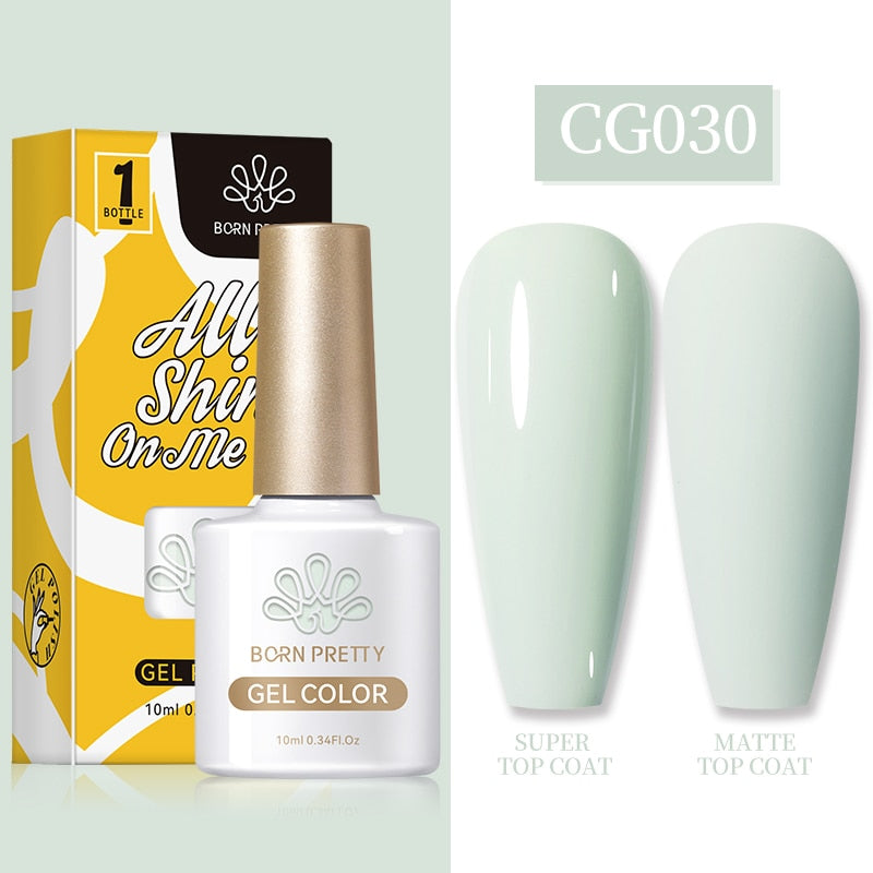 Gel Nail Polish, gel polish,  gel color, gel colour, cg030, green, light green