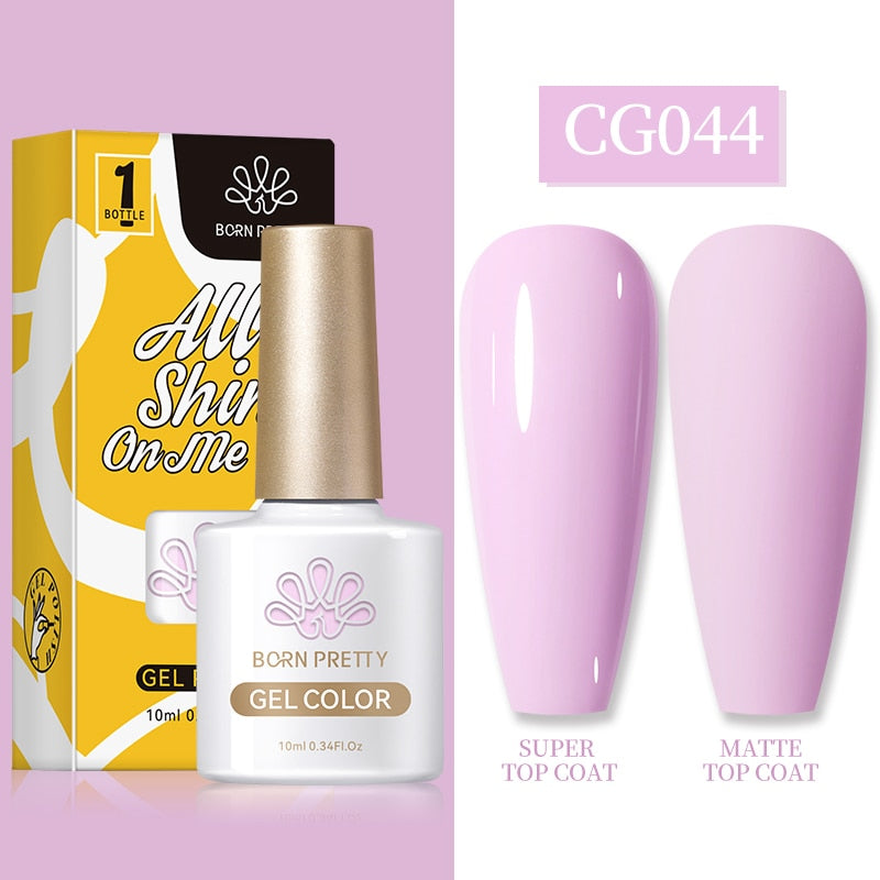 Gel Nail Polish, gel polish,  gel color, gel colour, cg044, lilac, pink