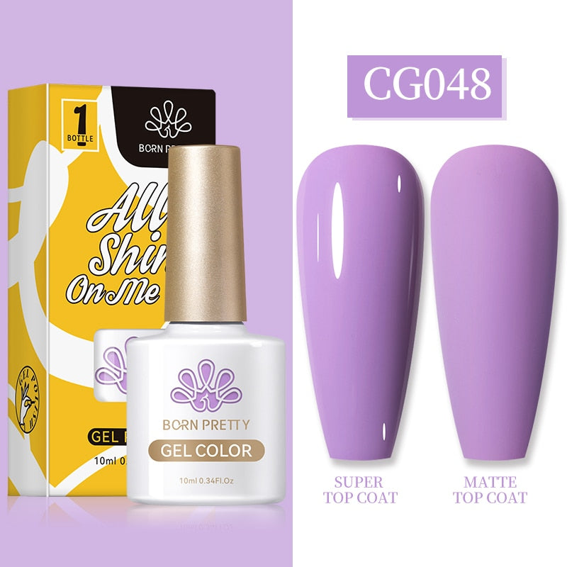 Gel Nail Polish, gel polish,  gel color, gel colour, cg048, purple, lilac