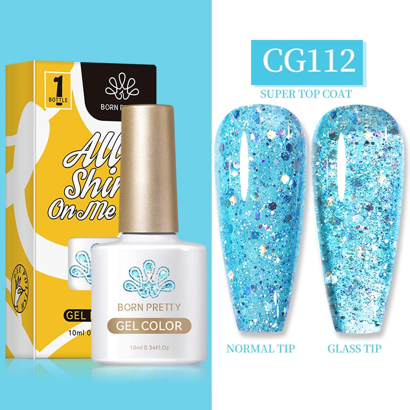 Gel Nail Polish, gel polish,  gel color, gel colour, blue ,glitter, sequins