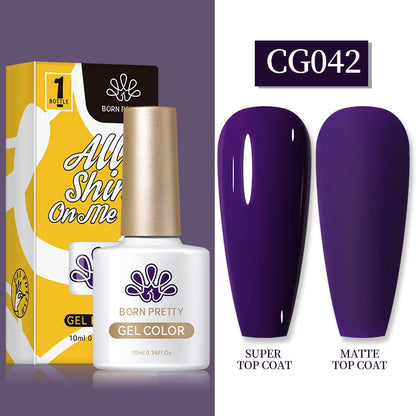 Gel Nail Polish, gel polish,  gel color, gel colour, cg042, purple