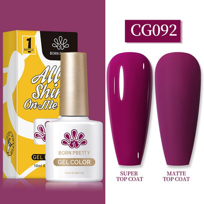 Gel Nail Polish, gel polish,  gel color, gel colour, cg092, pink, purple