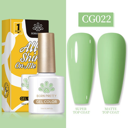 Gel Nail Polish, gel polish,  gel color, gel colour, cg022, green