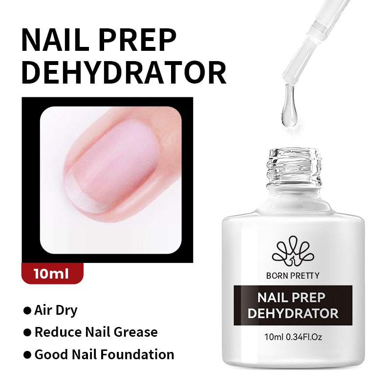 Gel Nail Polish, Nail Prep Dehydrator, 10ml, Born Pretty