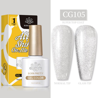 Gel Nail Polish, gel polish,  gel color, gel colour, cg105, silver