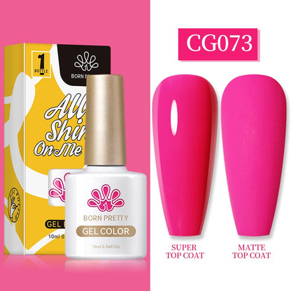 Gel Nail Polish, gel polish,  gel color, gel colour, cg073, pink