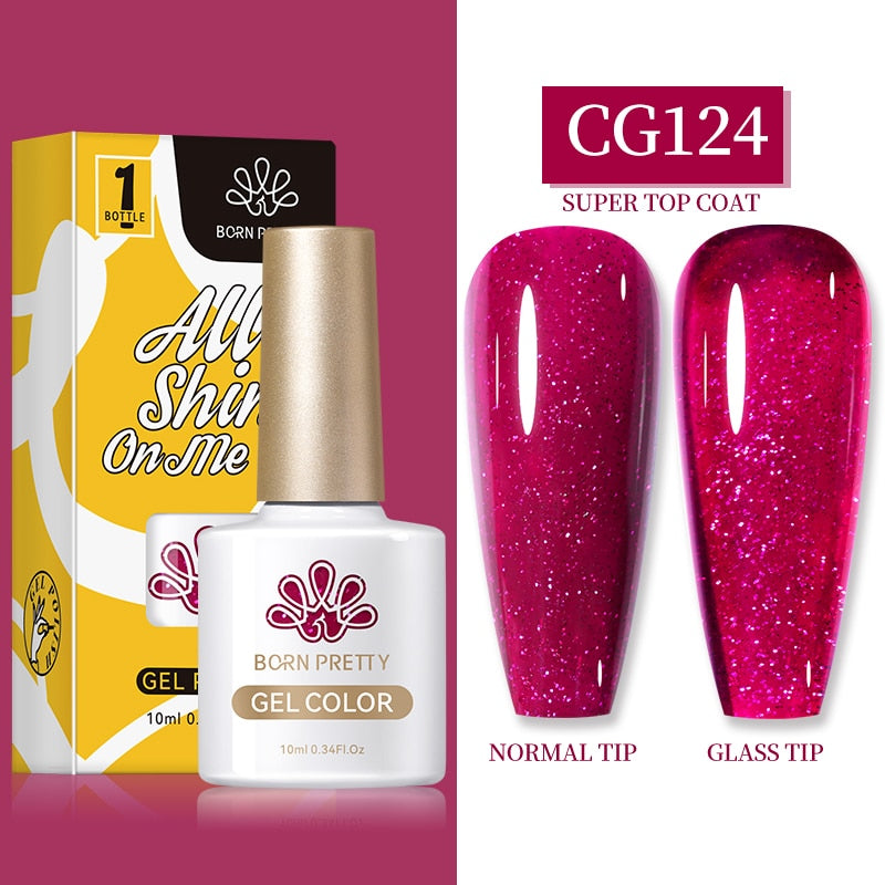 Gel Nail Polish, gel polish,  gel color, gel colour, cg124, glitter, sequins gel