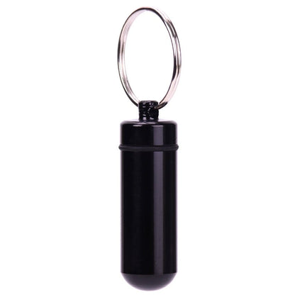 Keychain Pill Holder, keys, black