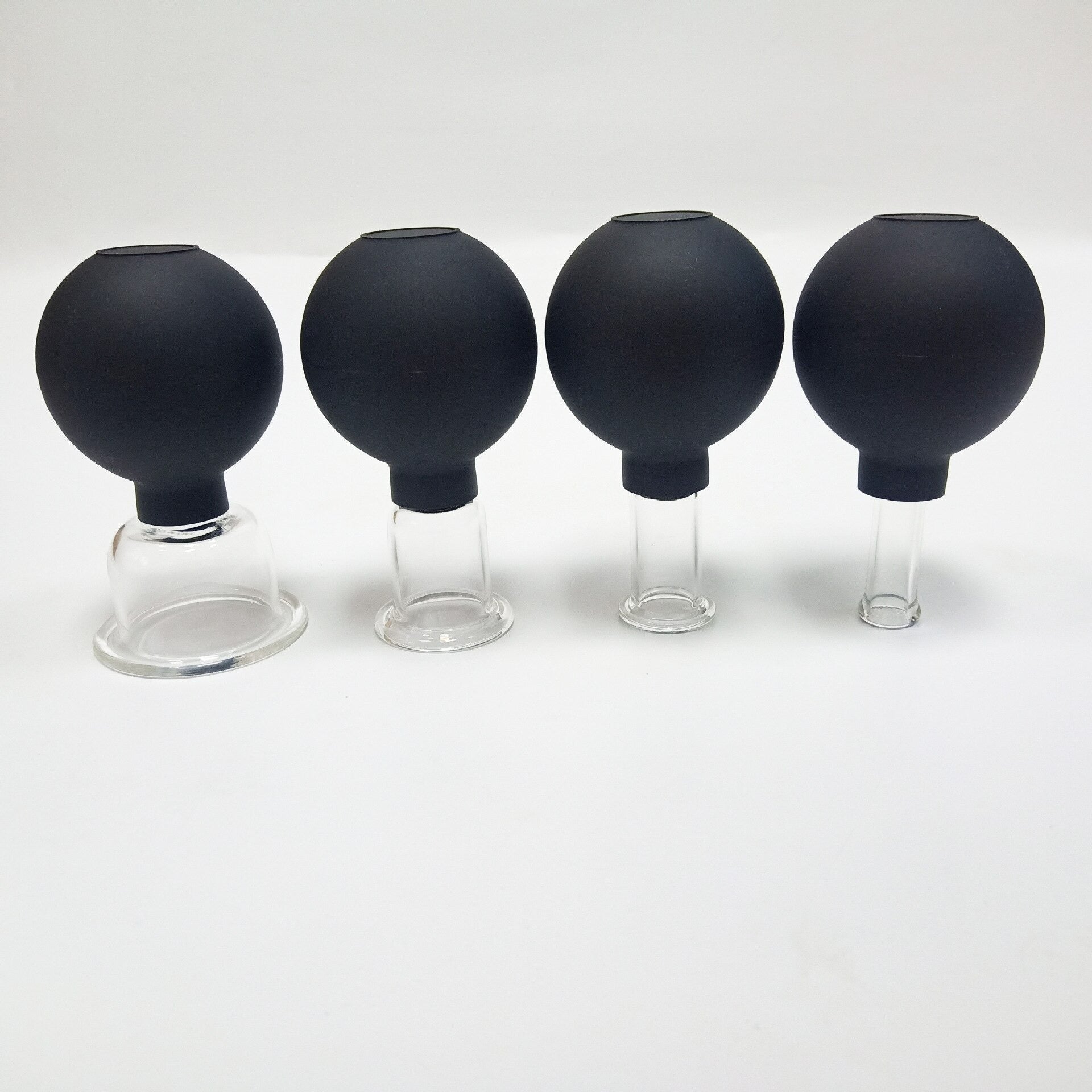 Facial Cupping Set , face cup, face cupping, black