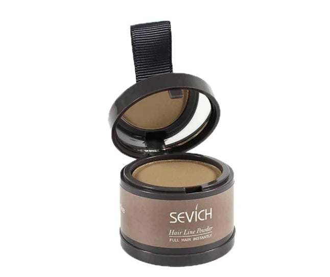 Hair Root Touch Up Powder , hair, hair thinning, light coffee